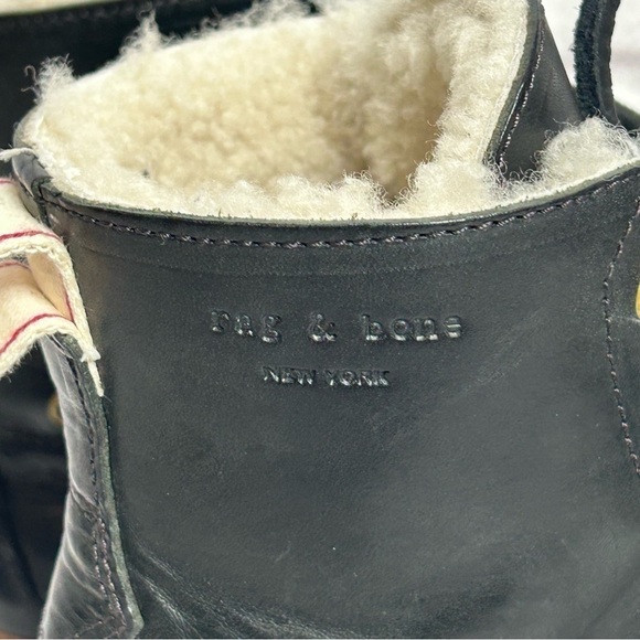 Rag & Bone Sherling Lined Moccasin Style Moc Boots - Picture 14 of 16